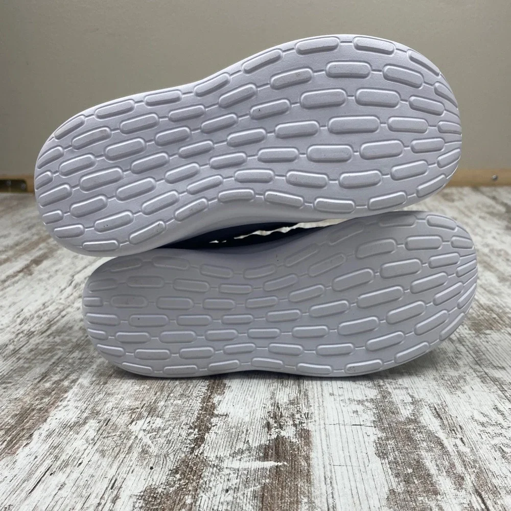 adidas Lite Racer Adapt 7.0 Kids Youth 4 Black Gray Cloudfoam Slip On Sneakers
